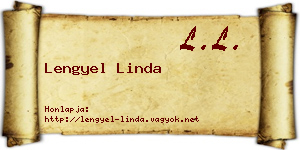 Lengyel Linda névjegykártya